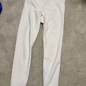 Elation High-Waisted white Leggings